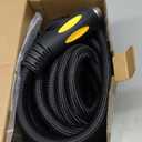 TheFitLife Garden Hose 25 ft - Heavy Duty 25ft Non-Expandable Water Hose, No Kink, Lightweight, Easy Control, Ideal for Patios, Small Yards, Daily Watering, 1/2 id x 25 feet