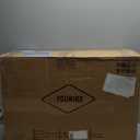 YOUNIKE Blue Ergonomic Home Office Desk Chair No Arms Comfy Small Criss Cross Chair with Wheels Swivel Adjustable Modern Vanity Chair with Back Armless Cute Leather Upholstered Rolling Task Chair