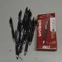 uni-ball 207 Retractable Gel Pens Medium Point, 0.7mm, Black, 12 Pack