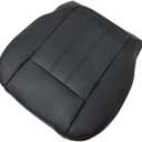 FZJDSD Black with red Stitch Driver or Passenger Bottom Seat Cover Compatible with Chrysler Town and Country 2011 2012 2013 2014 2015 2016 Compatible with Dodge Grand Caravan 2008-2020