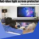 75 Inch Anti Glare TV Screen Film, TV Screen Protector Frosted Anti Glare Blue Light Dustproof Scratch Filter Film, New Protect Your Eyes, Reduce Eye Fatigue, 75Inch (1645 * 930mm)