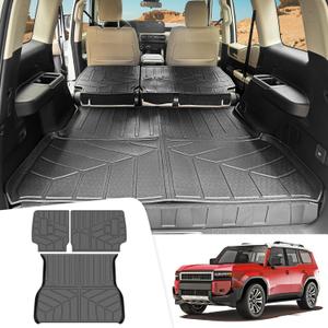 Cargo Mat Fit for 2024 2025 Toyota Land Cruiser Prado 250 LC250 Cargo Liner Trunk Mat Trunk Floor Liners for 2024 2025 Toyota Land Cruiser 250 (Cargo Mat+Seat Back Cover) Cargo Mat Fit for 2024 2025 Toyota Land Cruiser Prado 250 LC250 Cargo Liner Trunk Mat Trunk Floor Liners for 2024 2025 Toyota Land Cruiser 250 (Cargo Mat+Seat Back Cover)