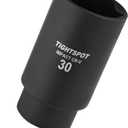 TIGHTSPOT 1/2 Inch Drive - 30 mm Deep Impact Socket with Anti-Rounding 6 Point Design, Heat-Treated CRV Steel, Metric