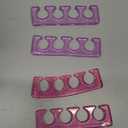 SUNFATT Toe Separators,Toe Spacers for Women,Toe Separators Use for Separation of Toenails or Nails as Well as Polishing of Nail Polish.(Thin)