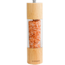 Rubber Wood Salt or Pepper Grinder Refillable Salt Grinder Pepper Mill with Adjustable Coarseness Acrylic Body shaker Tableware Gifts 1 Pack