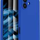 FireNova Designed for iPhone 16 Case, Silicone Upgraded [Camera Protection] Phone Case, Soft Anti-Scratch Microfiber Lining Inside, 6.1 inch, Klein Blue