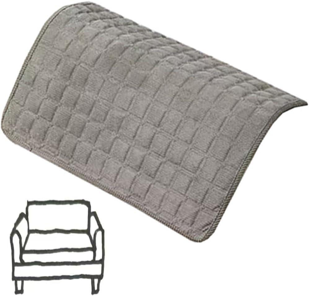 Cover, Sofa Covers Washable Slipcover Furniture Protector Non-Slip Recliner Chair Slipcovers Headrest/Backrest Cover, Seat Cover (Light Grey, 35 x 35 in)