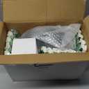 I00000 210 Pcs Green Plastic Dinnerware Set for 30 Guests Include: 30 Dinner Clear Green Plastic Plates, 30 Dessert Party Plates, 30 Pre Rolled Napkins with Cutlery Set, 30 Cups for Party