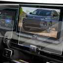 2 Pack Tempered Glass Screen Protector for 2026 Toyota RAV4 Limited/XSE,12.9" Infotainment Screen & 12.3" Dashboard Film Compatible With LE SE XLE Premium Woodland Car Accessories
