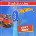 Brush Buddies Hot Wheels Battery Powered Sonic Electric Kids Toothbrush, Soft Bristles, Rounded Head, Children, Boys, Girls. Blue