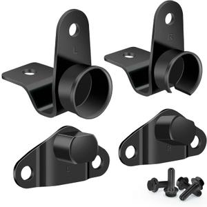 Tailgate Hinge Kit Compatible with 1999-2007 Chevy Chevrolet Silverado GMC Sierra 1500 1500HD 2500 2500HD 3500 Classic / 2005-2006 Hummer H1 H2 H3, Replaces # 38642,15074252,15074253,15078745,15078746 (Black)