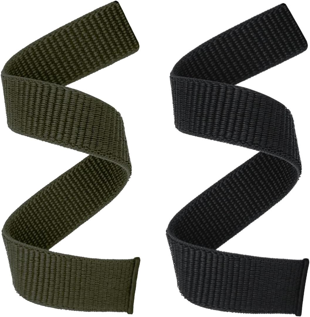 Abanen Hook and Loop Quick Dry Watch Band for Fenix 8 47mm/ epix Pro 47mm / Fenix 7/6/5, 22mm Woven Nylon Ultralight Sport Wristband Strap for Garmin Instinct 2, Instinct 3 45mm