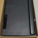 Klearlook Upgraded Adjustable Keyboard Tray for Above Desk & Under Desk Use - Ergonomic Sit-Stand Keyboard Riser with 360 Rotation, 24.4"10" Keyboard Stand with Wrist Rest & Storage Drawer - Black