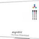 XBoard Magnetic Dry Erase Whiteboard 48 x 36 Inch, 4' x 3' Premium White Board for Wall with Marker Tray, Silver Aluminum Frame Presentation Board for Home Office Classroom