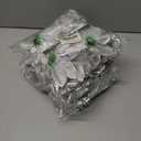 5 x SolarStar 12 PCS Siver Glitter Poinsettias Artificial Christmas Flowers, 5.5 inches, with Clips for Christmas Tree Decoration, Home, Wedding, Party, Wreath Decoration Xmas Tree Ornaments (Silver)