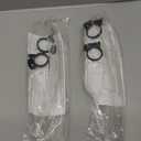 Pair of 2 Rain Barrel Links, Count of 2 clear tubes and 2 hose clamps