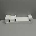 SRIWATANA Floating Shelves Wall Mounted, Solid Wood Wall Shelves, White