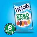 2 x Welch's Zero Sugar Fruity Bites, Mixed Fruit Snack Box, Gluten Free & Sugar Free Snacks, 3oz Snack Packs (Pack of 6)
