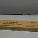 Allesin No Drill Motorized Blinds with Remote | Rechargeable Smart Blackout Roller Shades, Cordless Electric Window Blinds for Bedroom, Living Room, Home Office, White 22x72 Inches