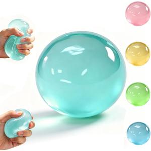 2026 New Coconut Oil Stress Ball - Slow Rising Squishy Toy, Odorless & Non-Sticky, Easy to Clean, for Stress Relief & Focus Improvement (Blue)