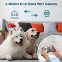 1080P HD WiFi Camera USB Charger Camera Wireless Indoor Nanny Cam with Motion Detection Small Security Cameras for Home, Baby, Pets