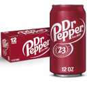 Dr Pepper Soda, 12 fl oz cans, 12 pack (EXP 01/12/26)