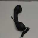 Retro Phone Handset, 2026 New Retro Style Type-C Phone Handset, Vintage Wired Plug in Handheld Cell Phone Receiver with Microphone, Suitable for Cell Mobile Video Conferences, Calls, Meetings (Black)