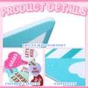 Novabright 22 Pcs Valentine Tree Decor Red Pink Valentines Day Decorations Large Conversation Hearts Tree Picks,Valentine Heart Picks for Valentines Day Home Office Decor Wood