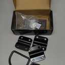 6PCS Heavy Duty Steel D Rings Tie Down Anchors, Ultra Durable 3500 Pound Breaking Strength Surface Mount Hooks Securing Cargo for Trailer, Truck Bed, with Screws & Bolts