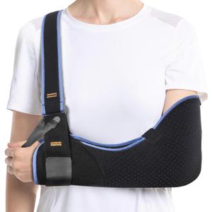 VELPEAU Arm Sling Shoulder Immobilizer for Women and Men, fit Left or Right Arm - Rotator Cuff Support Brace - Medical Sling for Shoulder, Clavicle, Elbow Injury (Comfort type, 2X-Large: Bust 47-53) (2X-Large (Pack of 1))