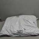 4.5 Ft Inflatable Hot Tub Cover for Round Hot Tub Insulated Thermal Energy Saving Hot Tub Lid Protector Outdoor Windproof Rain-Proof Energy Saving Lid