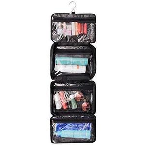 Shonpy All-Purpose Household Travel Organizer Accessory Toiletry Cosmetics Makeup Hanging Shaving kit Bag-Black