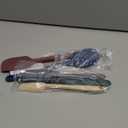 Coukre Silicone Spatula Set of 5,High Temperature Resistant, Food Grade Silicone, Dishwasher Safe, for Baking, Cooking (Pure Colorful A)