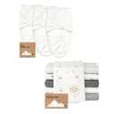 KeaBabies 3-Pack Baby Swaddle Sleep Sacks and 6-Pack Baby Burp Cloths for Boys and Girls - Newborn Swaddle Sack - Large and Absorbent Infant Burping Cloth, Newborn Towel