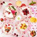 112 Pcs Cherry Party Decorations Tableware, Cherry Birthday Decorations, She's the Cherry on Top Theme Banner, Cherry Party Supplies, Fit 16 Guests for Cherry Themed Party Baby Showers Decorations