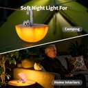 LED Umbrella Night Light, Rechargeable Touch Lamp for Nursery, Bedside Lamp with Cute Animal Design, White (Pink)