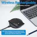 Ultra-Thin Wallet Tracker Card, Wireless Charging Recharged Tracker, Keys Finder & Item Locator for Keys, Bags, Wallet, Passport