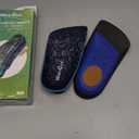 Plantar Fasciitis Inserts for Heel Pain - Welnove Heel Cups for Heel Pain Relief - Orthotic Shoe Inserts for Achilles Tendonitis - Men's 5-8, Women's 6-9 (Gray)