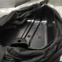 ECOTRIC Fuel Tank Skid Plate Compatible with 2007-2018 Jeep Wrangler JK 2-Door Black Replacement for 52059743AJ Gas Tank Guard Protective Cover Heavy Duty Steel