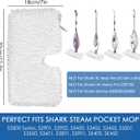 6 Pack Pocket Steam Mop Pad Cleaning Pads for Shark Steam Pocket Mop S3500 Series S3501 S3601 S2902 S3901 S3550 S3601d S3801 S3801co Se450 S2901
