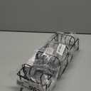 DEAYOU 4 Tier Shampoo Bar Holder for Shower, Self Draining Soap Bar Holders with Strong Suction Cup and Hooks, Rustproof Soap Dish Caddy for Bathroom Wall, Kitchen Sink, Conditioner, No Drilling Rack