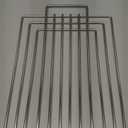 Qualirey Trap Divider Stainless Steel Small Animal Trap Fork Divider for 12" Wide and Smaller Live Feral Cat Cages