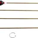 Washer Suspension Rod 4Pcs WH16X10158 WH16X10159 Compatible with GE GBAN2800F0WW GCAP1800D0WW GCAP1800D1WW Compatible with Hotpoint HSWP1000M2WW HSWP1000M3WW PS3654190