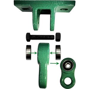 Heavy Duty Green Swing Hangers Screws Bolts Included Over 5000 lb Capacity Playground Porch Yoga Seat Trapeze Wooden Sets Indoor Outdoor 2 Pack