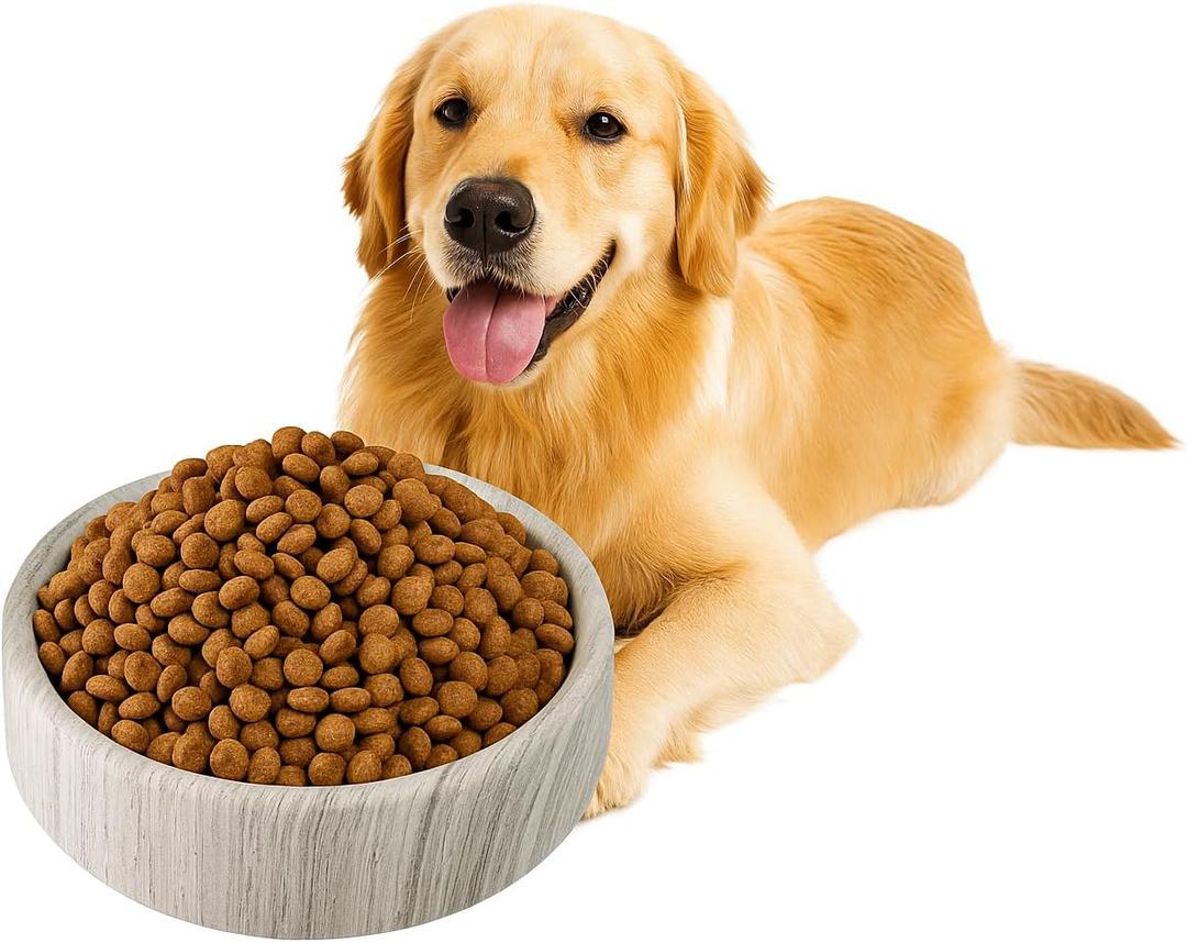 Marbledog Bowls - Large Dog Water Bowl,Spill Proof Dogs Water Bowl,Non Slip Quiet Bottom,Easy to Clean,Applies to Dog,Big,Extra Large Pet,Heavy Duty Pet Bowls for Indoor/Outdoor,GreyNS039