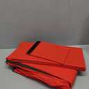 Premium Wrapping Paper Organizer Storage | Gift Wrap Holder With Extra Pockets for Christmas Decorations, Reinforced Handles, Heavy Duty, Ultra-Durable, Tear-Proof Fabric - Fits Up to 27 Rolls (Red)