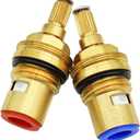 94008000 94009000 Faucet Cartridge Compatible with Hansgrohe, Cold & Hot Kitchen Faucet Cartridge