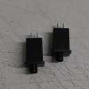 2 PCS LED Transformer Replacement,24V 0.2A Class 2 Power Supply, Low Voltage Transformer US Plug for Halloween/Thanksgiving/Christmas String Light