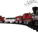 Lionel North Pole Central Ready-to-Play Freight Set, Battery-powered Model Train Set with Remote
