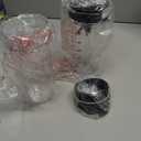 Replacement Parts 5 Fins Blade with 2 16oz cups, Compatible with Ninja Blender QB3000/QB3000SSW/QB3004/QB3005